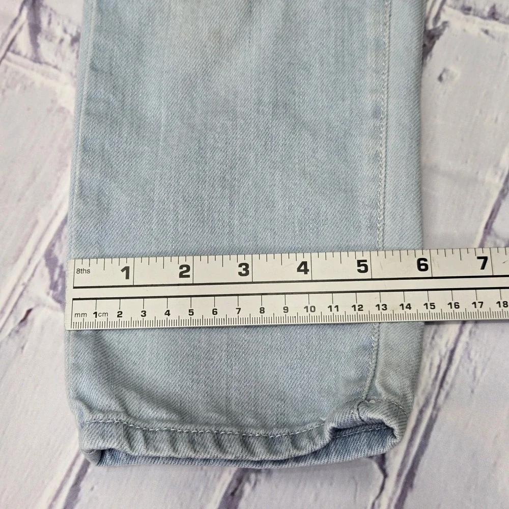 Vintage Y2K OshKosh B'gosh Kids Denim Overalls Light Wash Distressed Sz 7 School